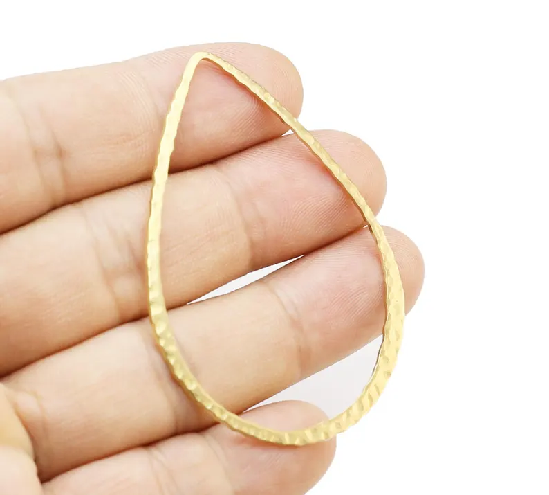 10pcs Hammered Teardrop Charm, - Jewelry Making Hammer 리뷰 및 가격