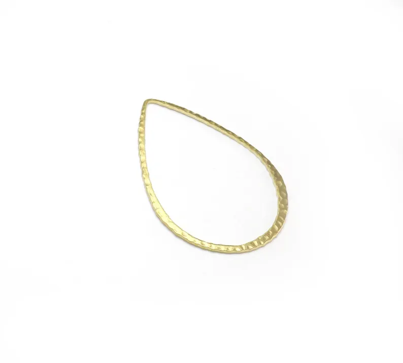 10pcs Hammered Teardrop Charm, - Jewelry Making Hammer 리뷰 및 가격