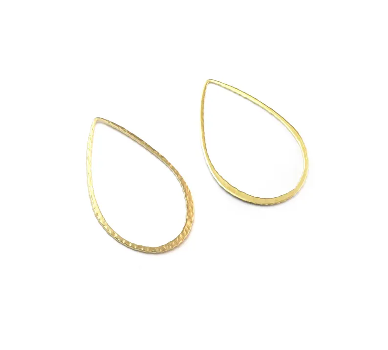10pcs Hammered Teardrop Charm, - Jewelry Making Hammer 리뷰 및 가격