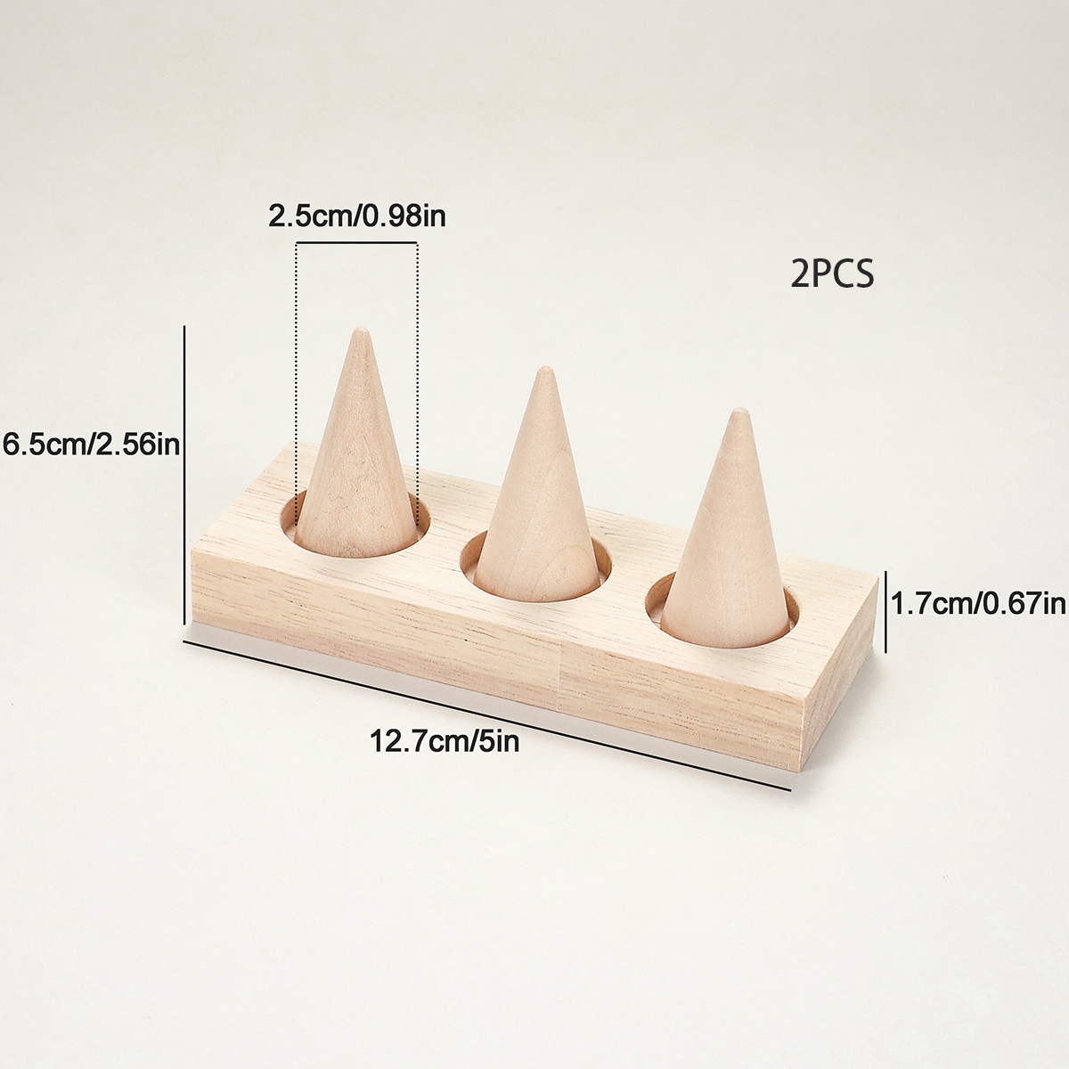 The wooden ring holder is deta - Jewelry Making Store 리뷰 및 가격