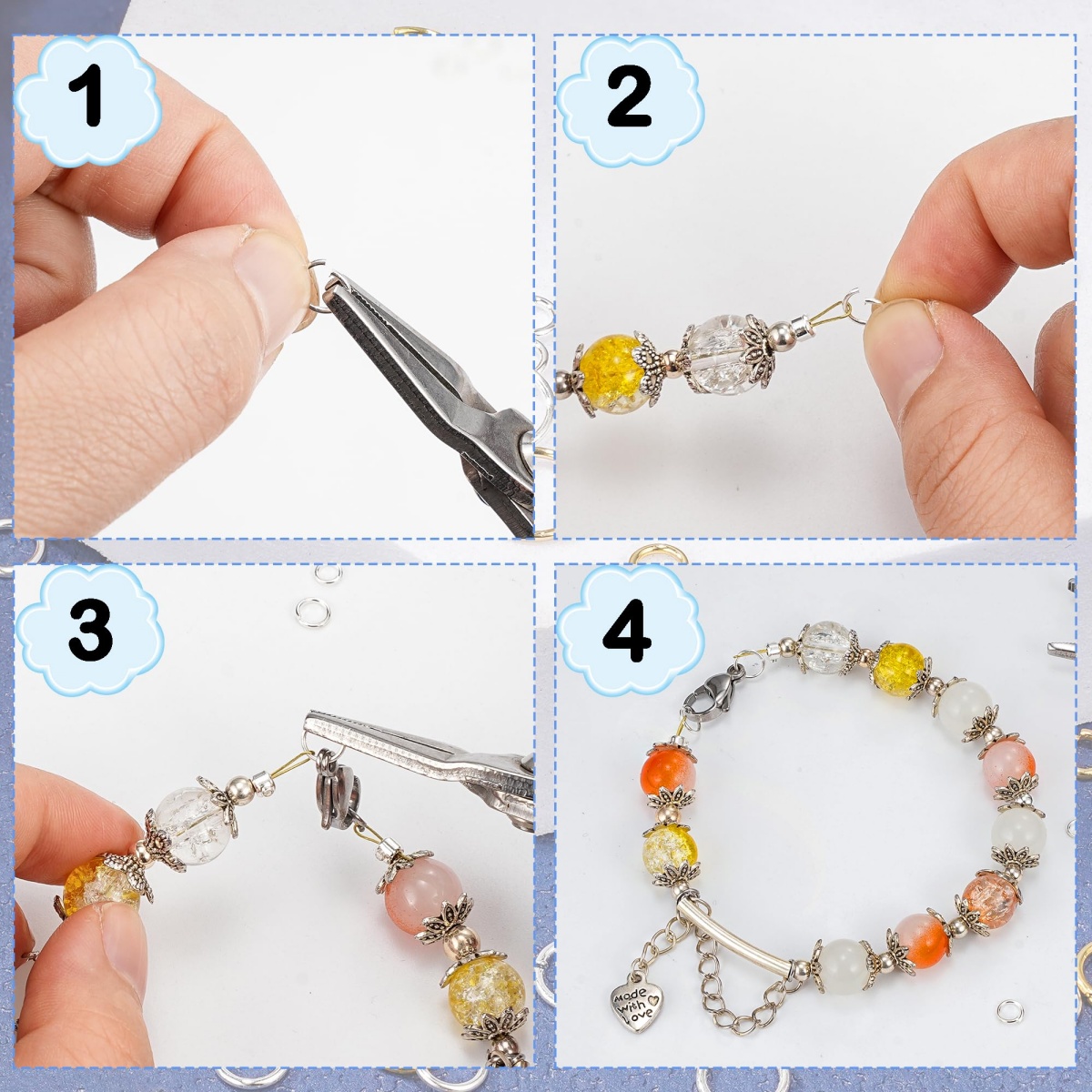 Iron Open Jump Rings Connector - Jewelry Making Looper Tool 리뷰 및 가격