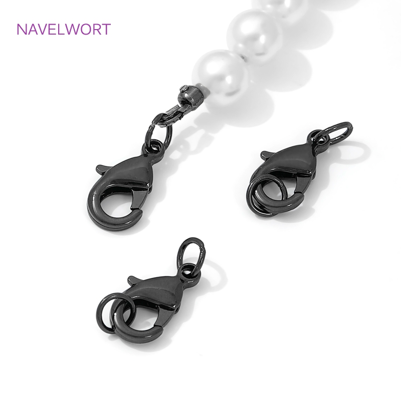 Black Color Brass Lobster Clas - Jewelry Making Items 리뷰 및 가격