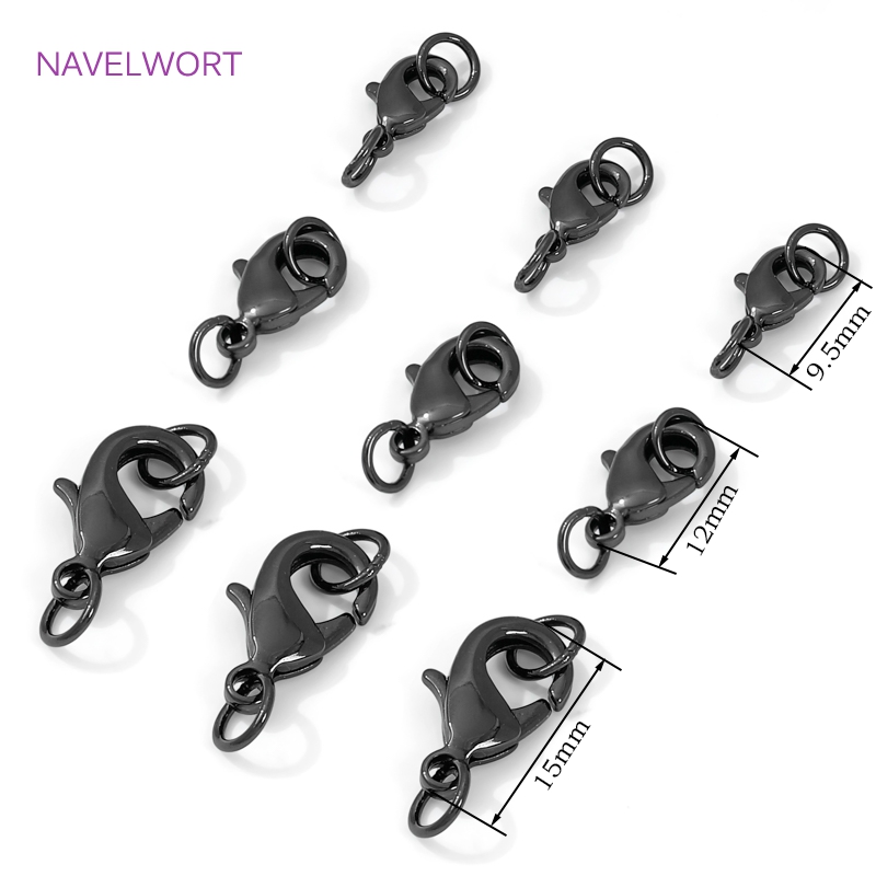 Black Color Brass Lobster Clas - Jewelry Making Items 리뷰 및 가격