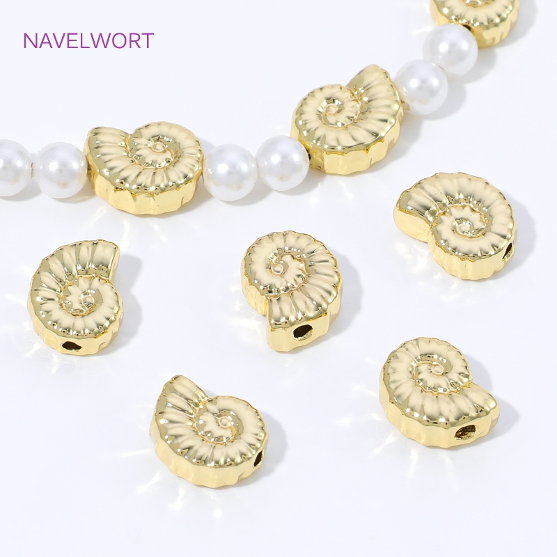 14K Gold Plated Brass Conch Sp - Jewelry Making Items 리뷰 및 가격