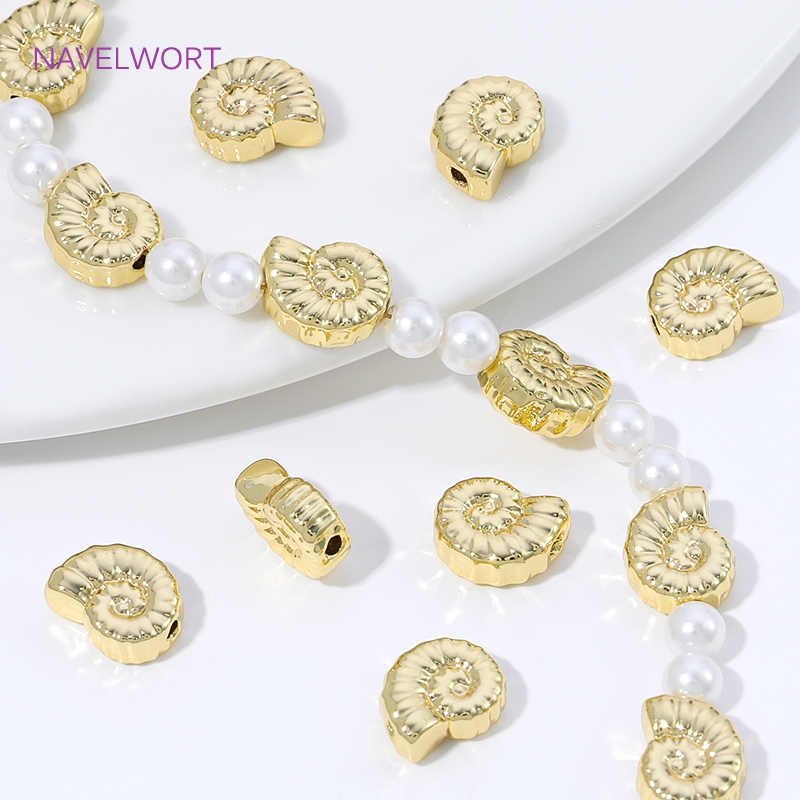 14K Gold Plated Brass Conch Sp - Jewelry Making Items 리뷰 및 가격